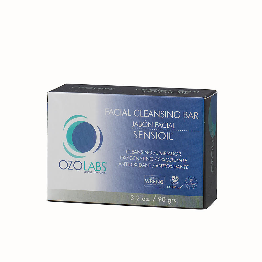 Facial Cleansing Bar – Ozonated Oil Face Soap, 90 g | Ozolabs